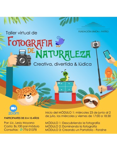 TALLER VIRTUAL DE FOTOGRAFIA DE NATURALEZA