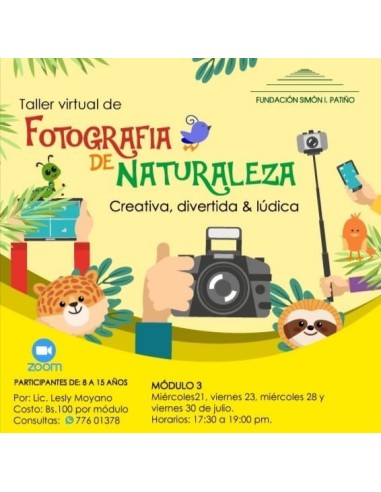 TALLER VIRTUAL - FOTOGRAFIA DE NATURALEZA