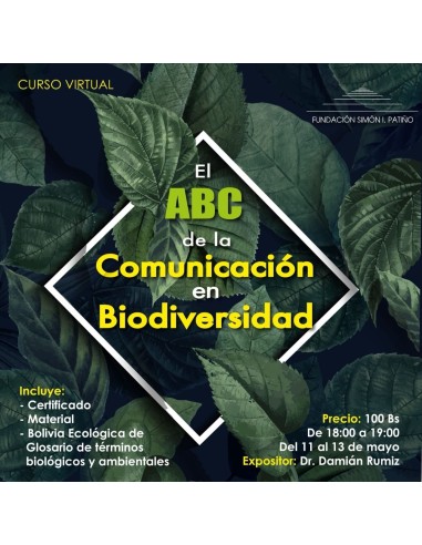 CURSO VIRTUAL - EL  ABC DE LA COMUNICACIÓN EN BIODIVERSIDAD